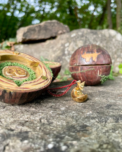 Fox Pendant Guardian Spirit of the Forest ~ Ciondolo Volpe Spirito guardiano del bosco
